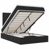 Maison Exclusive - Cadre de lit ottoman avec matelas noir 120x200cm tissu
