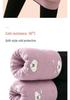 High-Waisted Women's Extra-Thick Fleece-Lined Thermal Wool Cotton Pants Plus Size
