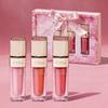 Dalba Plumping Lip Glow Mood Volumizer 3-Piece Gift Set (Pible Pink + Posh Rose + Petal Rose)