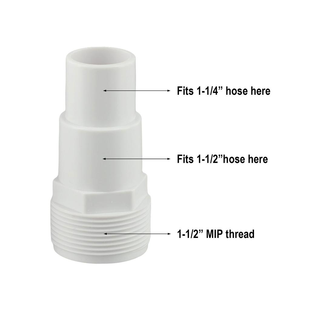 Effective Pool Filter Pump Connector Adapter PVC 4176060 Perfect for Above Ground Pool Pump and Filter Systems