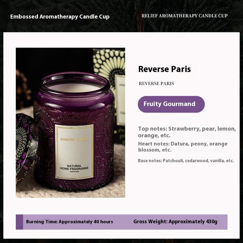 Embossed Scented Candles, Premium Gifts, Birthday Souvenirs, High-value Decorative Gift Ornaments