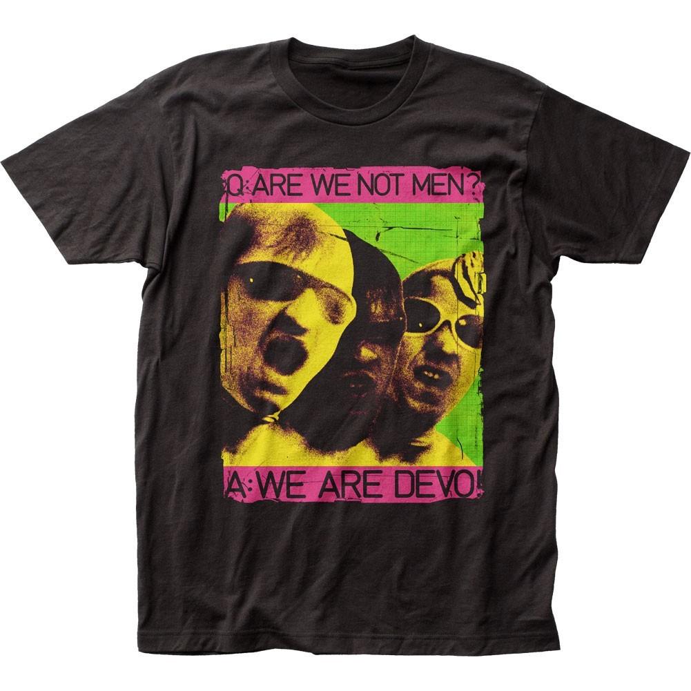 Devo We Are DEVO Mens T Shirt Music Classic Concert Rock Band Tee New Black XXXXL