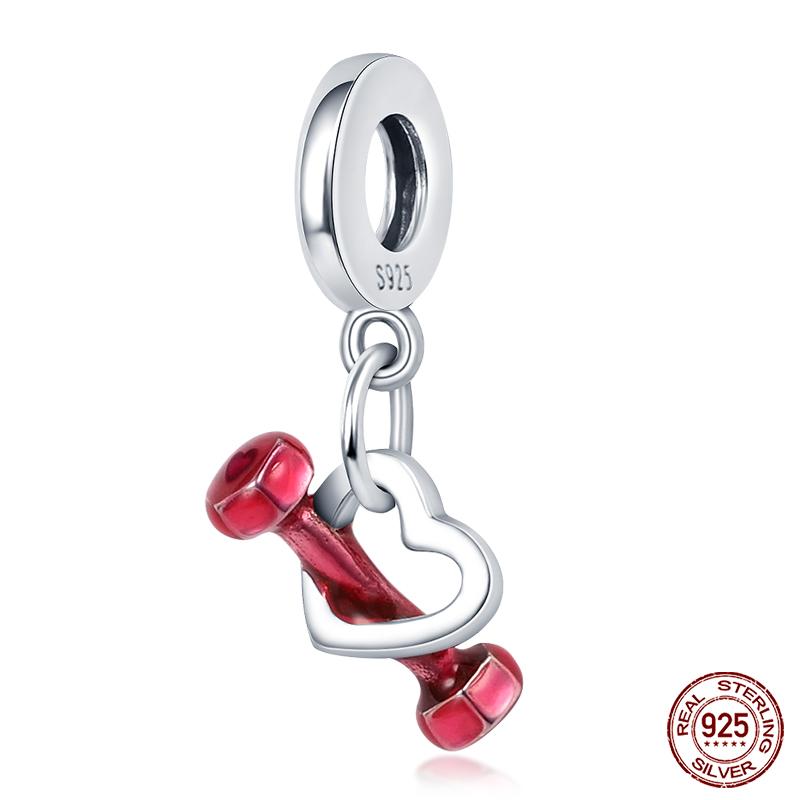 100% Copper Love Strawberry Cherry Red Series Charm Beads For Brand Original Bracelet Diy Fine Jewelry Gift