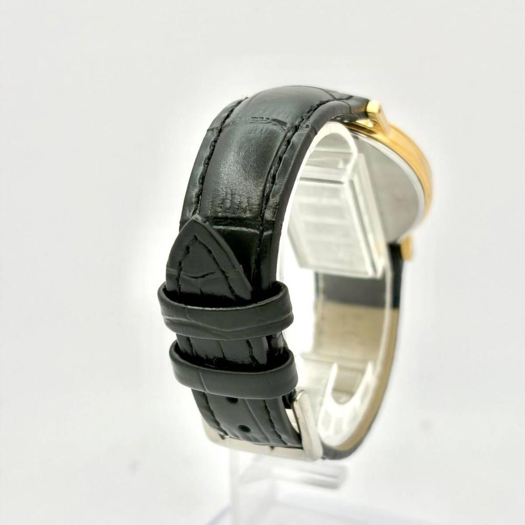SEIKO Spirit Watch Gold 3N0155 New Strap [New Battery] Men's 7N01-7060