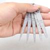 5 Piece Steel Feeler Gauge Set Precision Gap Measuring Tool with Clear Scale for Welding & Mechanical Inspection