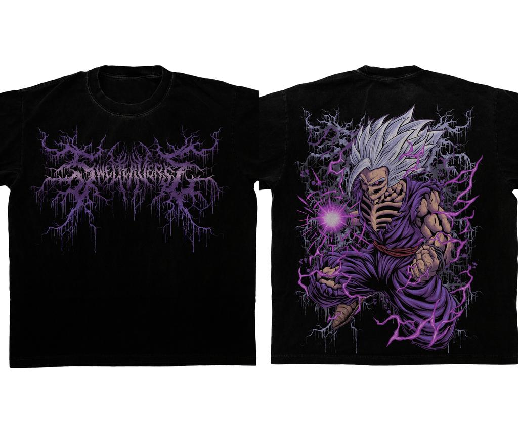 Undead Ultra Instinct Goku Graphic T-Shirt Dragon Ball Undead Gohan Undead Lord Beerus Print Oversized Shirt Casual Male Female Clothing