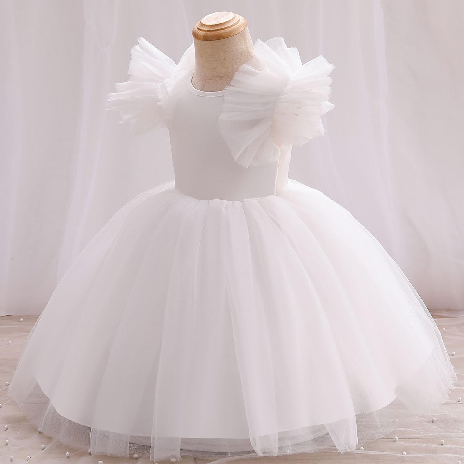 

Платье принцессы для девочек для выступления 140 белый