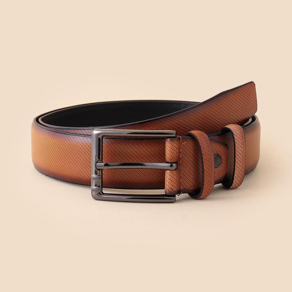 Men's Alloy Pin Buckle PU Leather Casual Jeans Belt