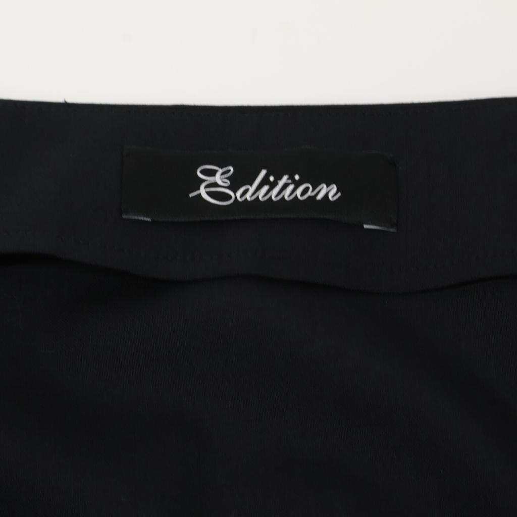 EDITION Black 24 Stainless Steel Washable Long Lap Skirt Wool Long Skirt skirt 34 blackUsed