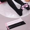 Gothic Lolita 3D Cat Claw Pantyhose Long Length JK Tights Photoshoots Cat Paw Pad Stockings  Gift