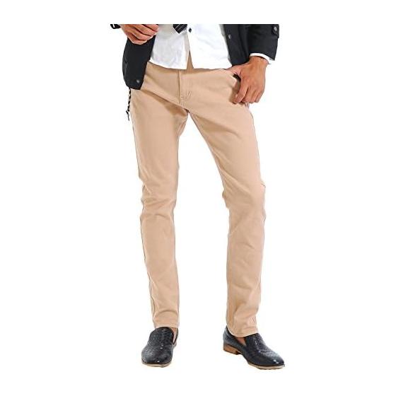 [Spade] Chino Pants Men s Chino Skinny Color Pants Stretch [W105]