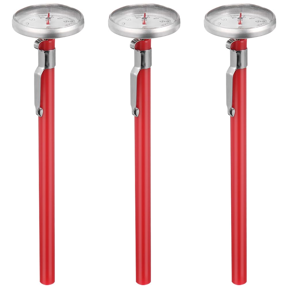 3pcs Air Conditioner Thermometer: Car Air Conditioner Mechanical Thermometer - Compact with Accurate Readings for Car Interior Measurement