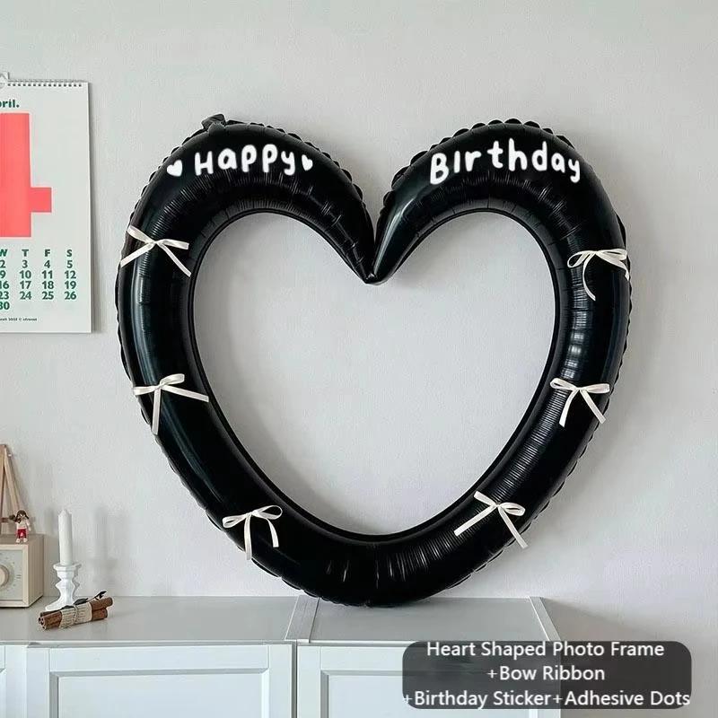 Hollow Out Love Heart Balloon Birthday Party Decoration Photo Props Love Ballons Baby Shower Wedding Party Gifts Party Balloon