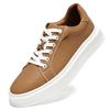 Fashion 2025 New Men's Casual Leather Shoes Outdoor Genuine Leather Designer Sneakers Comfy Flats Fashion Lace Up Tenis Masculino Shoes