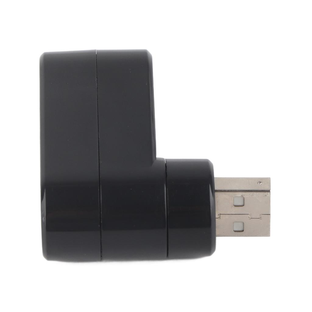 Usb Splitter Mini Portable In Line Usb 2.0 Docking Station 3 Port Splitter 180 degrees  Rotation Expansion