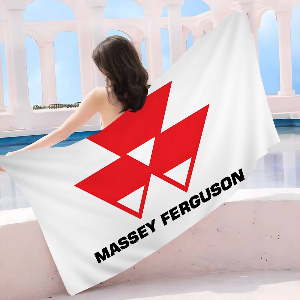 Masseys F-Fergusons Tractor Beach Towel Colorful Bath Towels Microfiber Quick Dry Sand Free Beach Yoga Spa Gym Pool