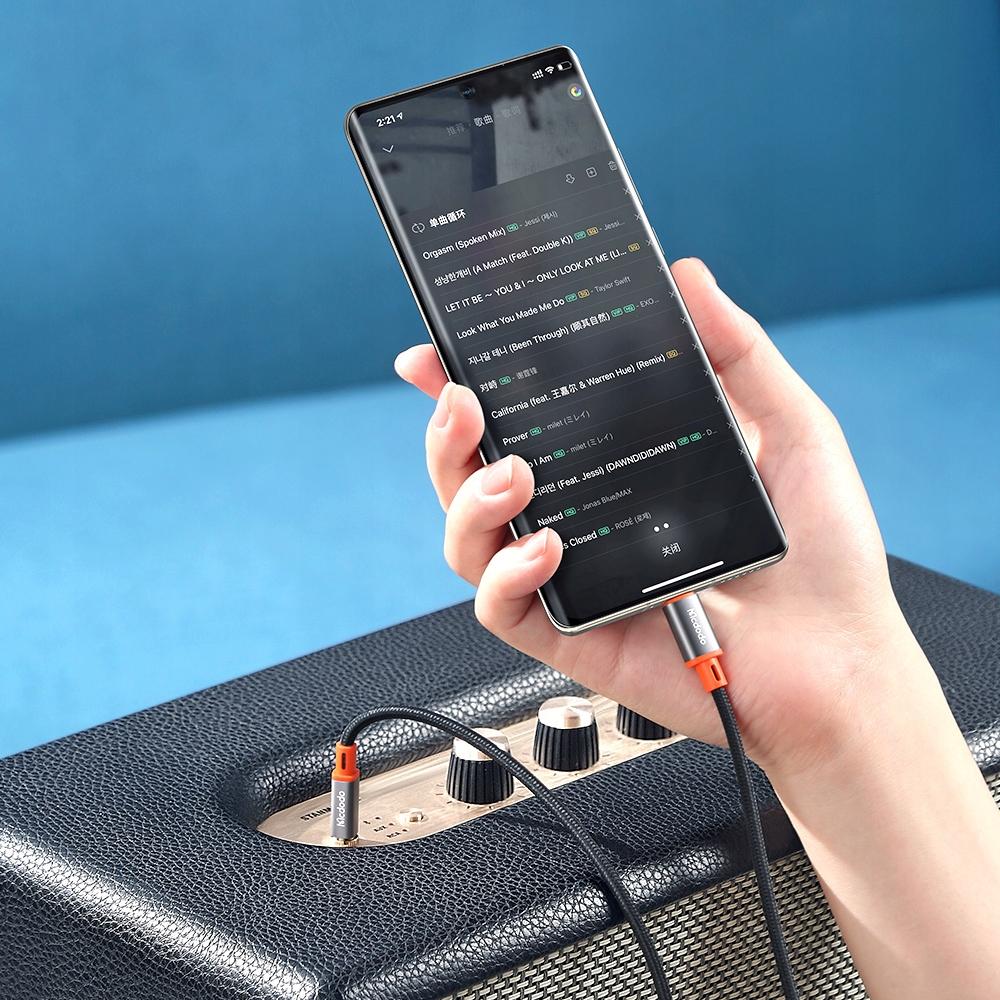 Mcdodo Usb C To Mini Jack 3.5Mm Phone Adapter With Dac 1M