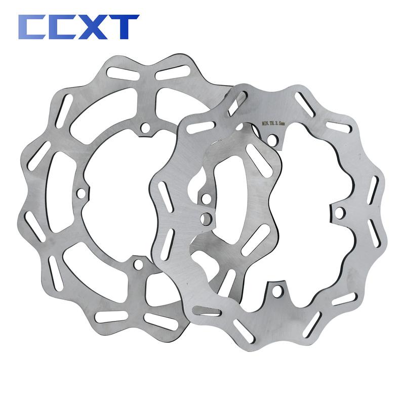 For Kawasaki KX125 KX250 2006 - 2008 KX250F KX450F 2006 - 2021 KLX450R 2007 - 2021 240mm 270mm Front Rear Brake Disc Rotor Parts
