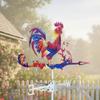 Chicken Weathervane Metal Outdoor Wind Direction Guide for Rooftop