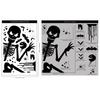 Halloween Stickers Creating A Festive Atmosphere 25*35cm Household Products Ghost Stickers Variety Of Styles Pvc Static Stickers