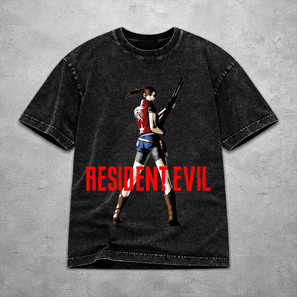 Claire Redfield T Shirt Harajuku Style For Men Women 100 Cotton Tshirts Tee Tops
