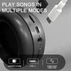 Bluetooth-compatible Headset Type-C Charging Active Noise Cancelling Over Ear Audio Wireless Headphones for Music Play TF Card Support