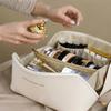 1 Women's Fashion Large Capacity Makeup Bag, Suitable for Travel Carrying, Portable Travel Handbag, Toilet Storage Container