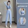 Women's Quick-Dry Yoga Suit: Casual Pants & Top for Morning Run, Summer 2024 Collection
