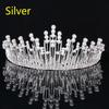 European Bride Alloy Diamond Pearl Crown Tiara Crown Phoenix Hair Accessories Rhinestone Highlight