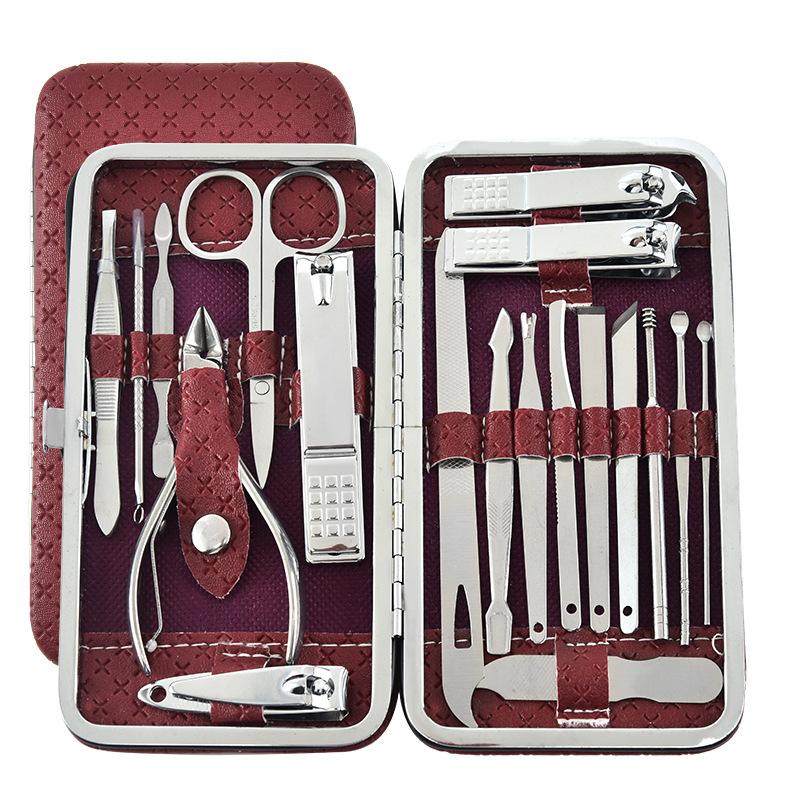 10 stücke Maniküre Schneider Nagel Clipper Set Haushalt Edelstahl Ohr Löffel Nagel Clippers Pediküre Nagel Schere Werkzeug