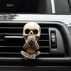 Car Air Outlet Aroma Car Perfume Tablet Car Decoration Halloween Car Decoration Skull Aromatherapy Clip