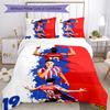 Set Biancheria da Letto Atletico Madrid Copripiumino Traspirante con Federe Decorazione per la Casa Regalo di Compleanno