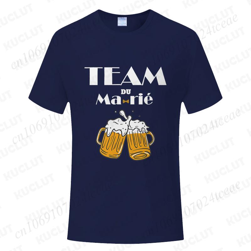 French Boyfriend Bachelor Party Tshirt Single Wedding Graphic Oversized Y2k Tops Evg Team Groomsman Tees Future Groom Man Shirt