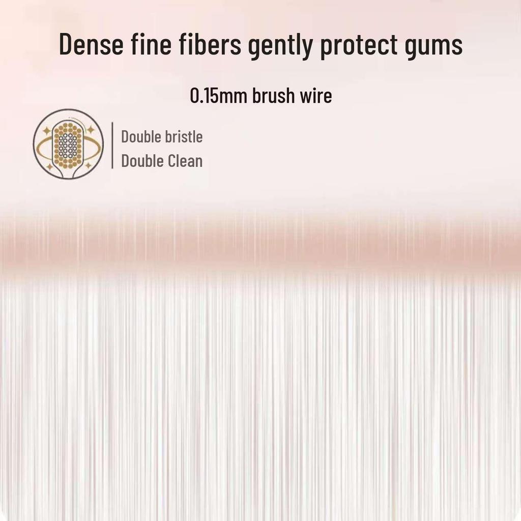 High-Quality Soft Bristle Toothbrush for Adults, Couple Deep Clean, Wide Head, Family Pack