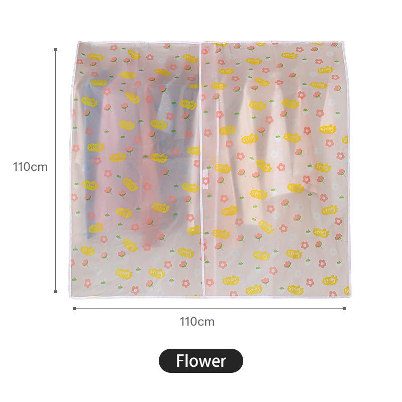 Closet Dust Cover Clothing Cover Hanging Type Overcoat Western-style Clothes Dustproof Waterproof Transparent Storage Thickening