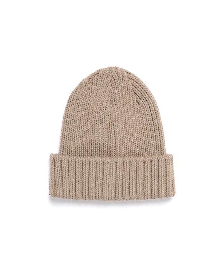 Snow Peak Folded Beanie Knit and Beige One GS-S25WUFKC61, Headwear, Beanie, Cap, Hat, Men's Women's,