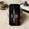 Day Trader Trading RISK RICH Phone Case For iPhone17,16,15,14,13,12 Plus,Max Soft Silicone Black Cover