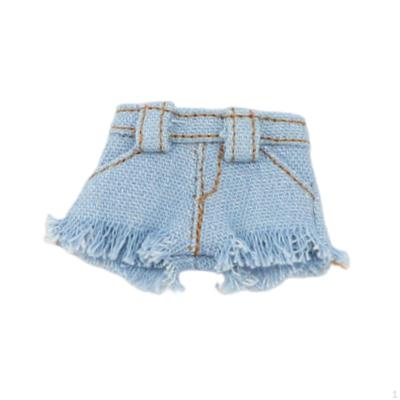1/12 Denim Shorts Accessory, Full Body Cosplay Outfit, Elegant Costume, Clothes for 6-inch Action
