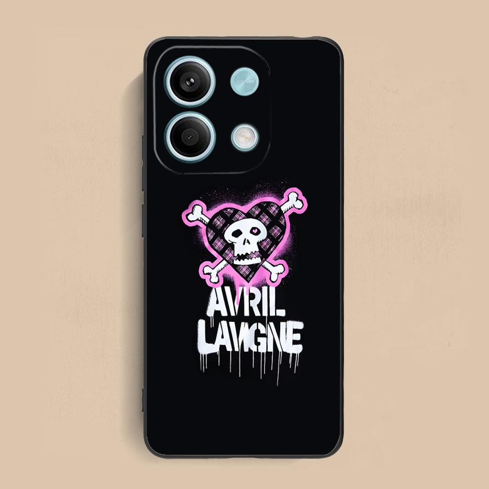 Avril Lavigne Matte TPU Mobile Phone Case for Xiaomi Redmi 15 14 13 12 A5 3 2 1 C Plus 4G 5G Colorful Printing Cover