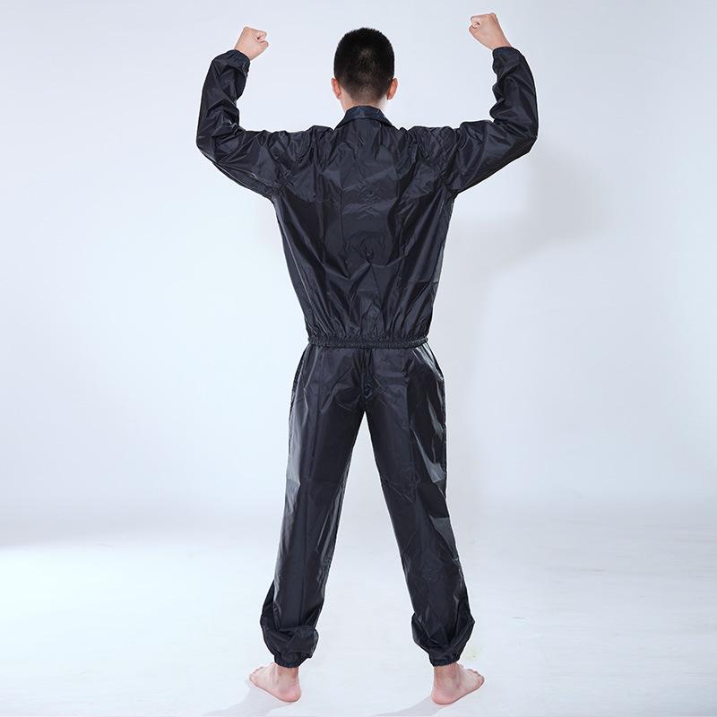 Men's Red Dance Sweat Suit: Two-Piece Set for Body Temperature Management and Moisture-Wicking Exercise