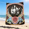 1pc Neil Young Poster Outdoor Flannel Blanket, Cozy & Warm Soft Te Playful Design, Napping Camping,