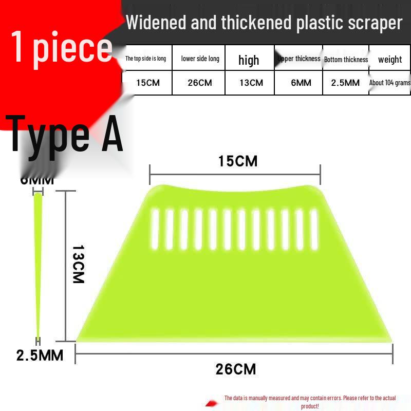 Plastic Scraper for Wallpaper and Putty (5-Pack)