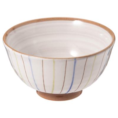 Mino Ware Nishiki Jugusa Rice Bowl Blue K21048