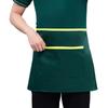 Taller Waiter Kitchen Apron With Pockets Restaurant Apron Fashion Waterproof Apron  Restaurant Use