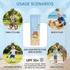 Cartoon Kids Ice Silk Sun Protect Arm Sleeves UPF 50+ Breathable Cat Panda Print Arm Sleeves for Kids Summer Outdoor Hiking