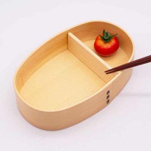 Wakayama Touge no Wappa Bento Box Store (Wakayama Wappa Bento Box Store) Bentwood Lunch Box, Approximately 19 x 12 cm, Single Tier, Natural, A-15-2731