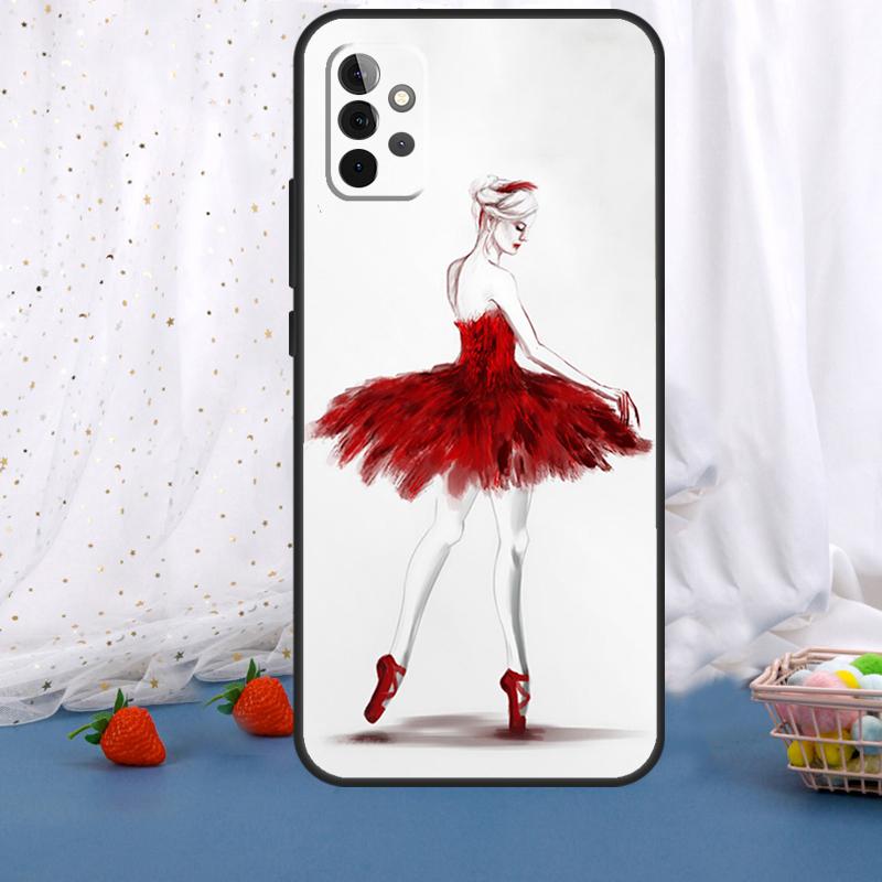 Ballet Ballerina Dancer For Samsung Galaxy A55 A35 A05 A52 A32 A22 A54 A14 A16 A26 A36 A56 A06 A15 A53 A33 A13 Case