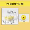 6Pcs Emotion Face Golf Balls Yellow Rubber Golf Practice Balls Sports Stress Balls for Kids Men Women School Reward