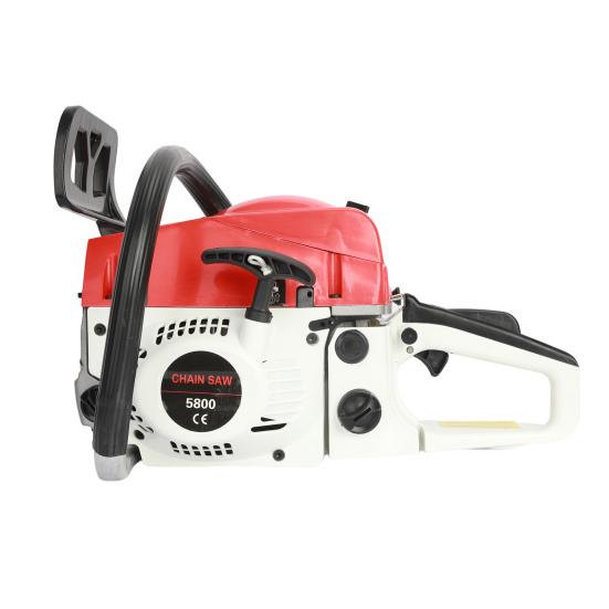1 Set Gas Chain Saw High Power Multifunction 58 Cubic Centimeter Rust Resistant Wood Chainsaw for Wood Cutting