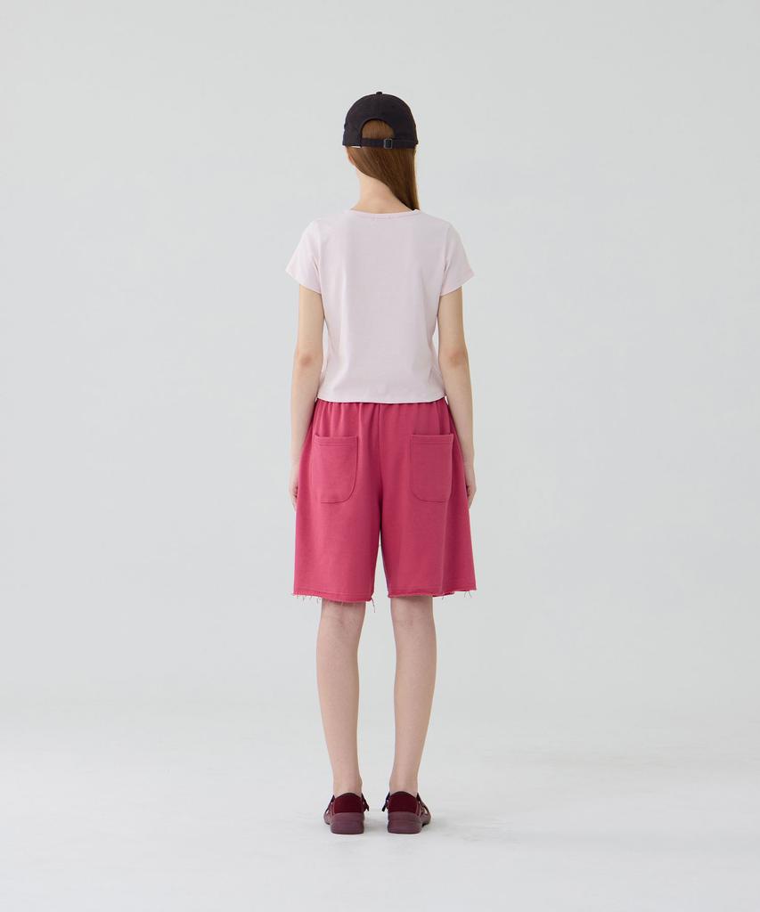 Une Lemon Graphic T-Shirt_Light Pink